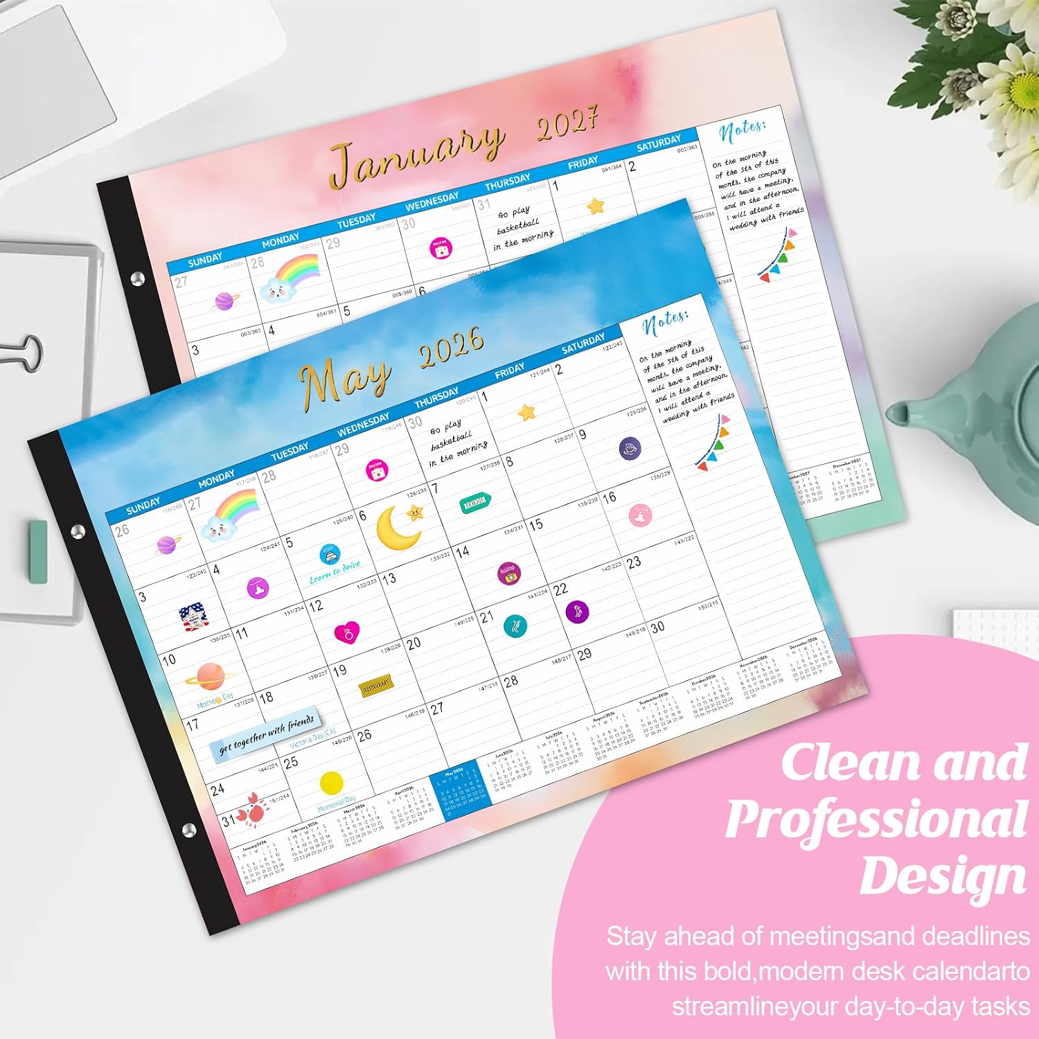 Thumbnail 5 de Gannyfer 2026 Desk Calendar ๐