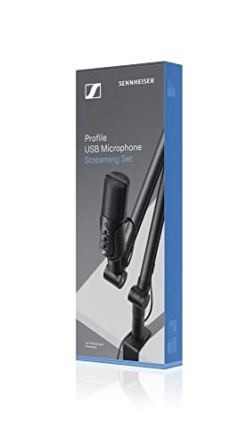 Thumbnail 6 de Sennheiser Profile Streaming Set mit USB-C Mikrofon, Boom Arm und Kabelaufbewahrung – Schwarz (700100)