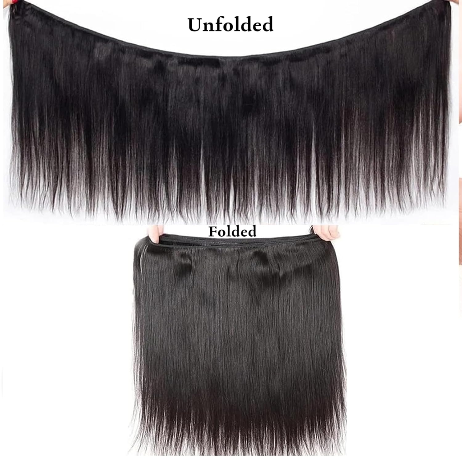 Thumbnail 3 de WENYAN Straight Bundles 16–22 Inch Brazilian Virgin Hair — 4 Bundles, 100% Unprocessed