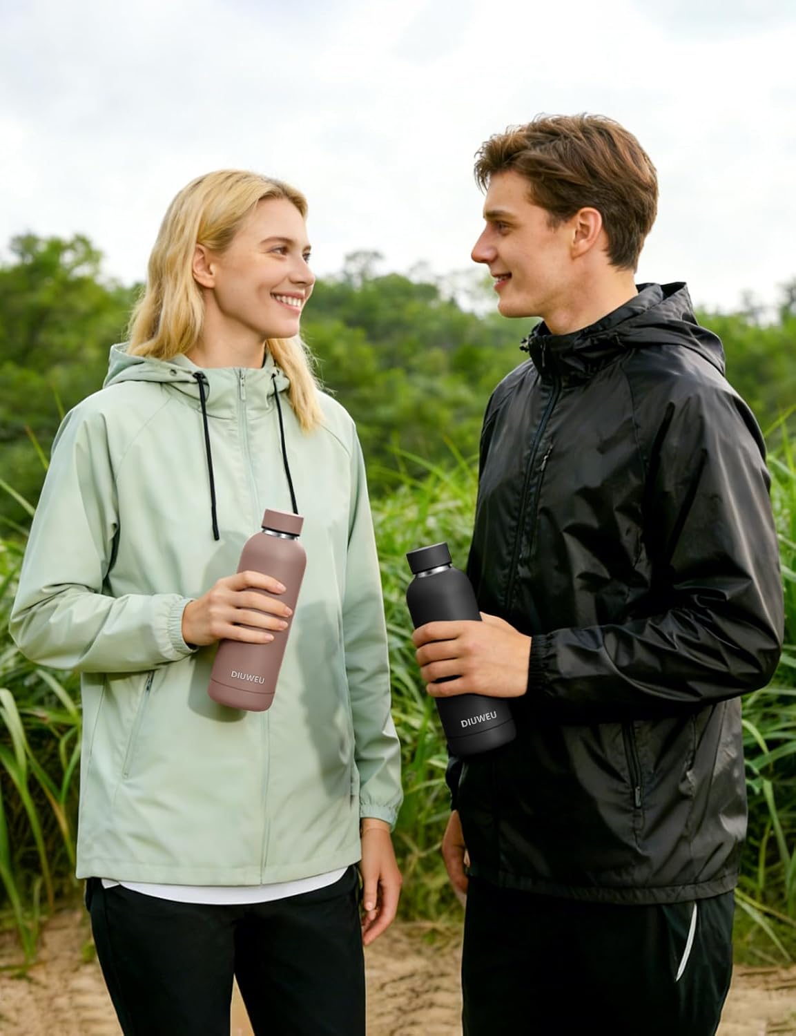 Thumbnail 2 de DIUWEU double wall water bottle 350ml