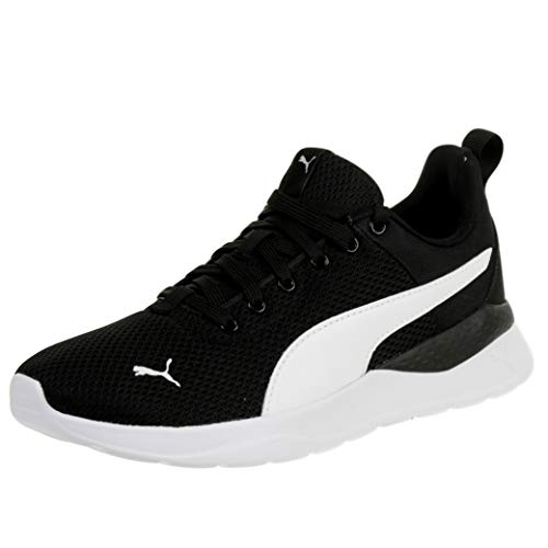 Detalle de PUMA Unisex Kids Anzarun Lite Jr. – Sneakers leggere in Black/White (EU 38.5)