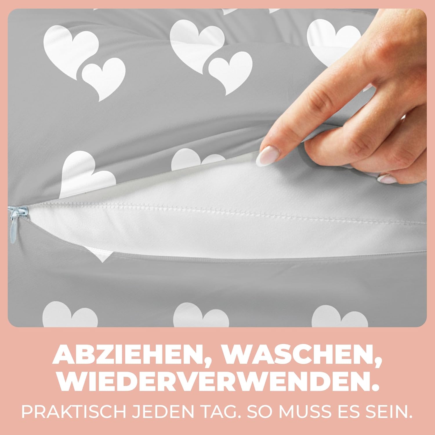 Thumbnail 5 de Flowen Stillkissen Klein für Neugeborene – vielseitiges Still- und Komfortkissen