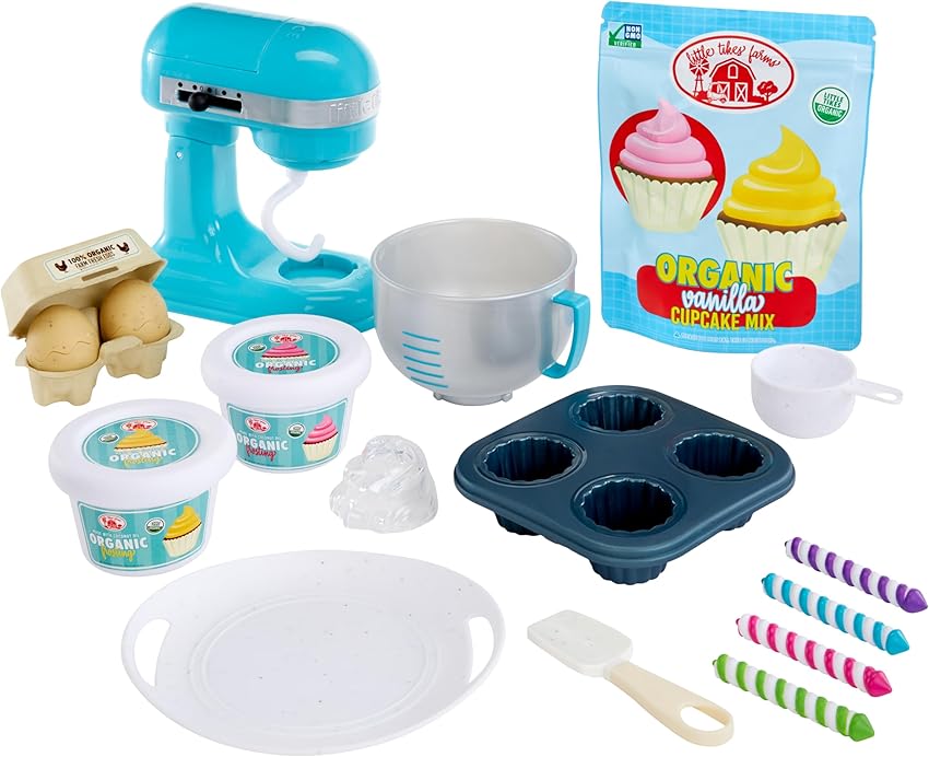 Detalle de Little Tikes Creative Chefs Baker’s Kit — Kit de panadería 18 piezas 🎲