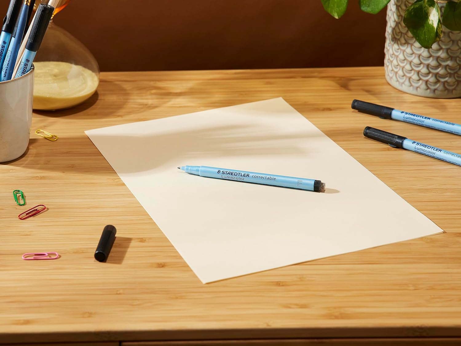 Detalle 2 de STAEDTLER Lumocolor Correctable 10 feutres đź–Š