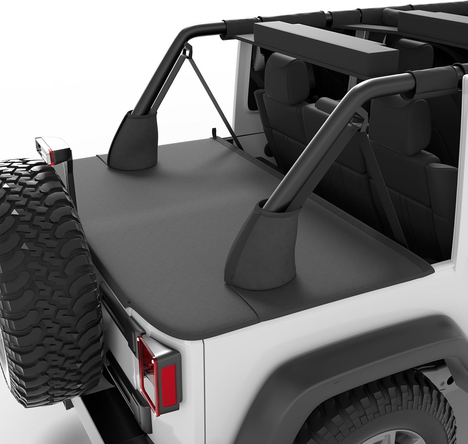 Thumbnail 6 de JOYTUTUS Tonneau Cover for Wrangler JL 4-Door (2018-2026): Waterproof Trunk & Tailgate Protection
