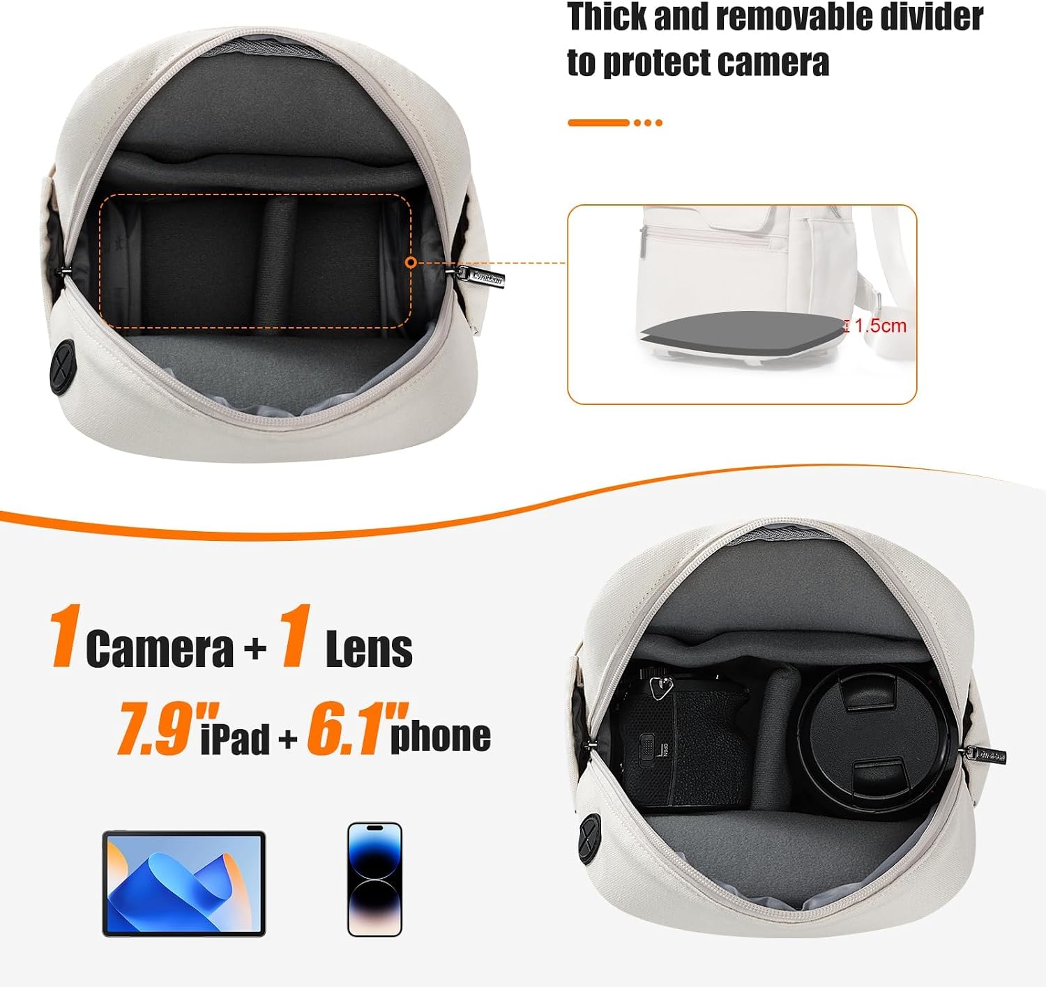 Thumbnail 2 de Cwatcun Small Shoulder Camera Bag 1L