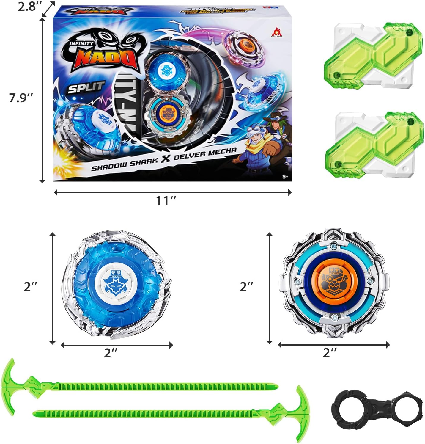 Thumbnail 5 de Infinity Nado Spinning Tops 2 en 1 para niños