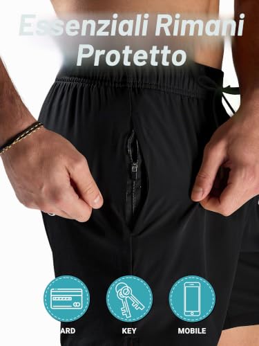 Detalle de Arcweg Pantaloncini da Bagno Uomo ad asciugatura rapida – stile, comfort e funzionalità