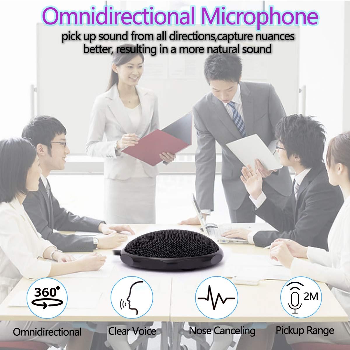 Thumbnail 5 de ICOUVA Conference USB Microphone