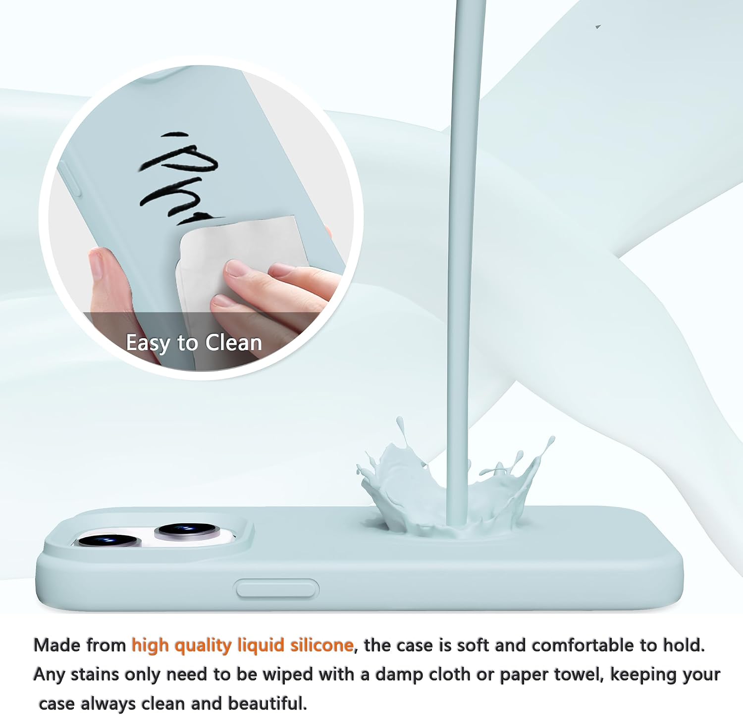 Detalle de EUMADOVE iPhone 12/12 Pro Silicone Case
