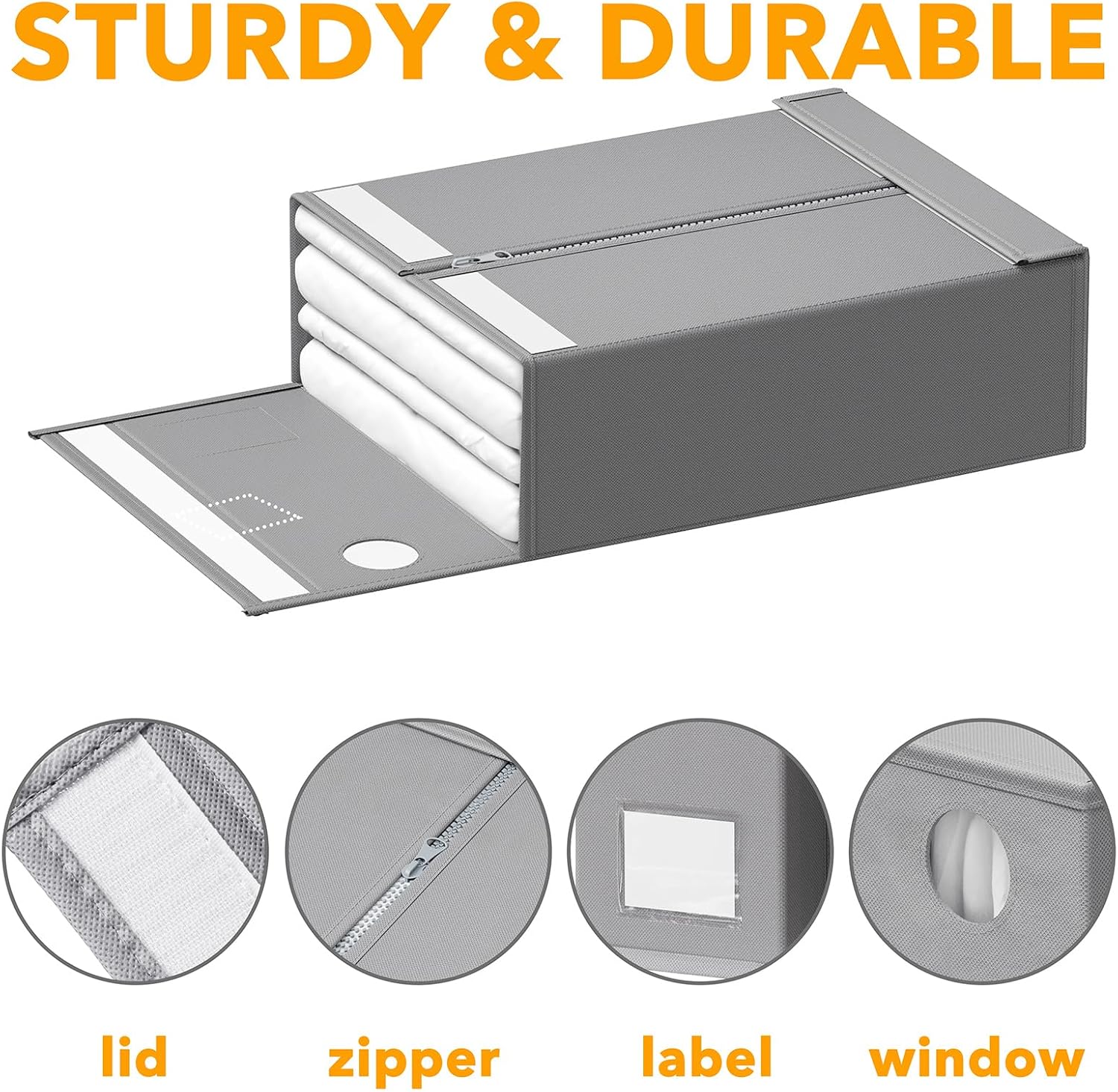 Thumbnail 5 de SpaceAid 12-Pack Bed Sheet Organizers
