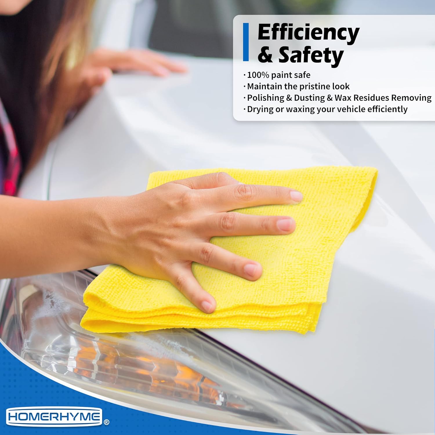 Thumbnail 2 de HOMERHYME Microfiber Cleaning Cloth 11.5" 🧽