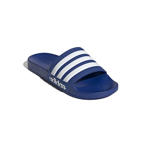 Detalle de adidas Adilette Comfort Slides – Zuecos Unisex Royal Blue/Cloud White, 39 EU