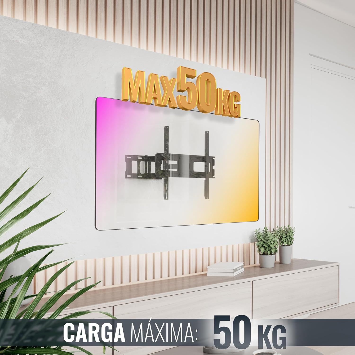 Thumbnail 5 de RICOO Soporte TV Pared Giratorio e Inclinable 30-55"