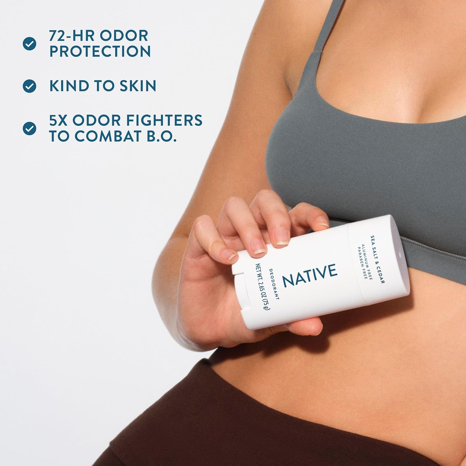 Thumbnail 6 de Native Sea Salt & Cedar Deodorant Twin Pack 2 x 2.3 oz