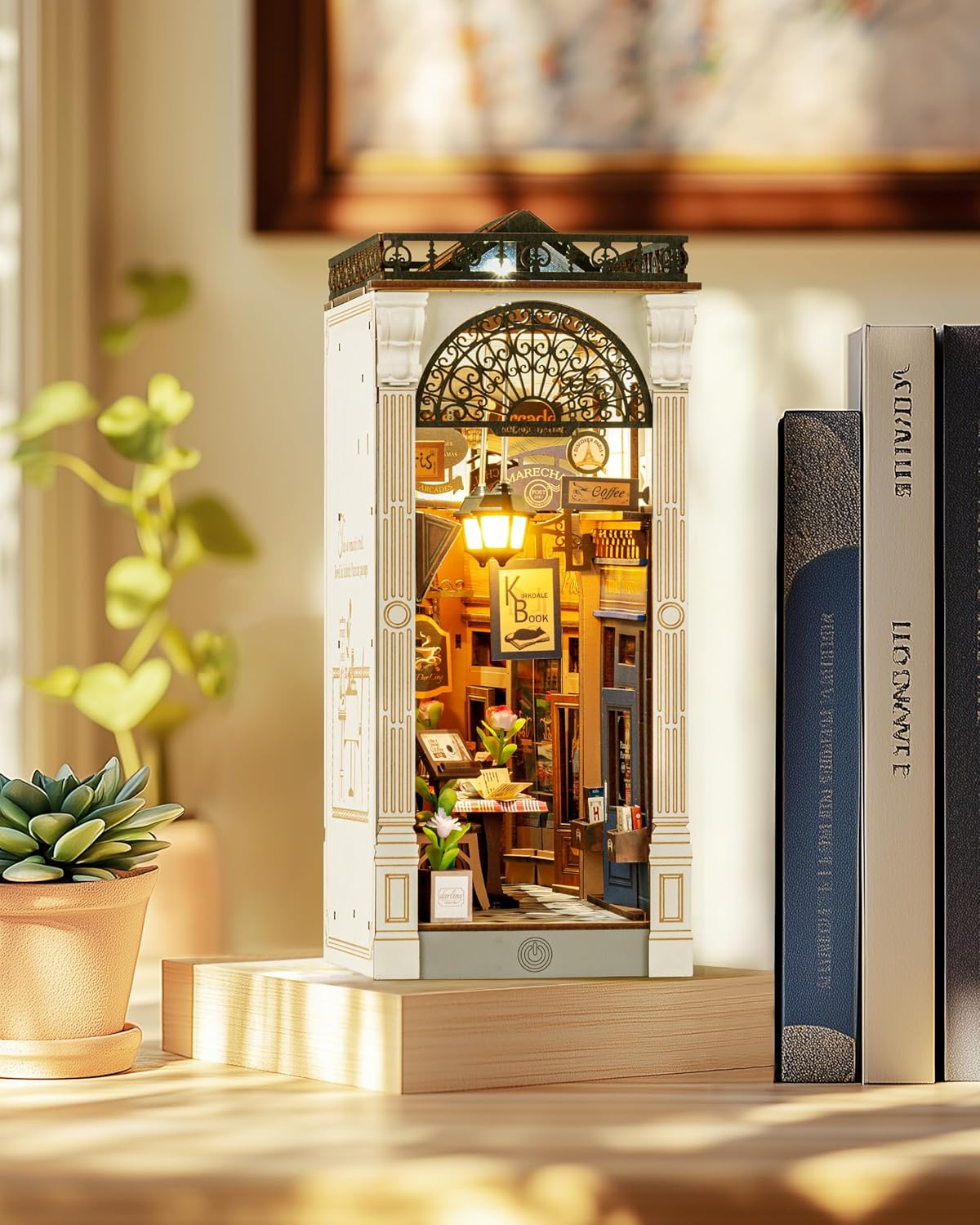 Thumbnail 1 de Rolife Book Nook DIY Miniature Kit with Lights 📷