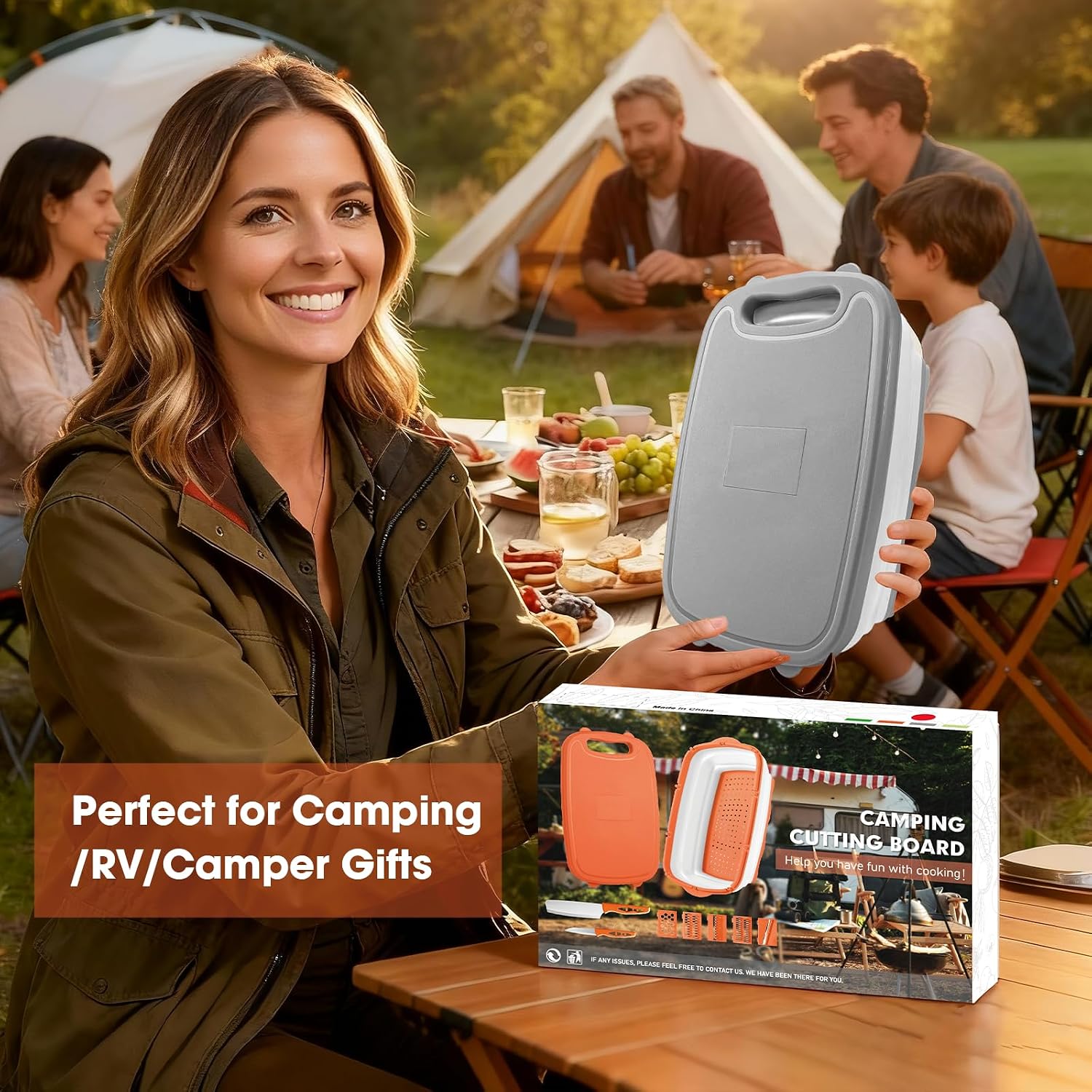 Thumbnail 1 de Gintan Camping Cutting Board 9-in-1