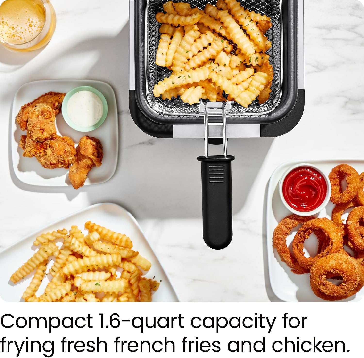 Thumbnail 2 de Chefman Fry Guy 1.6-Quart Mini Fryer 🍟
