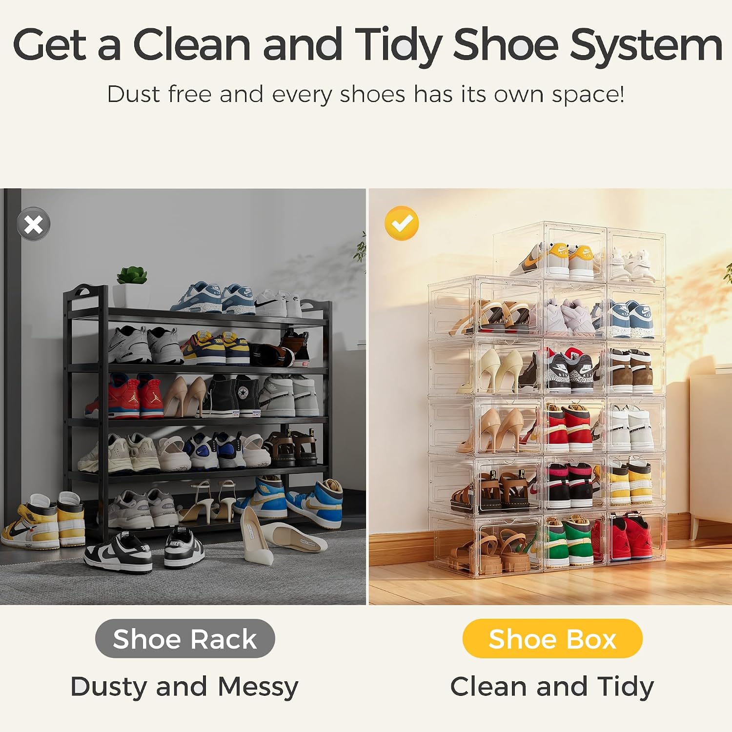 Detalle 1 de Pinkpum Shoe Storage Box XL