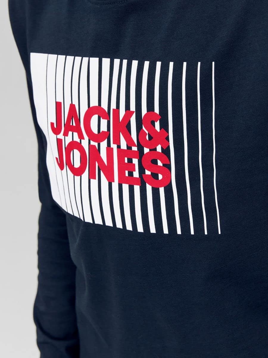 Detalle de JACK & JONES JUNIOR Jjecorp Logo Tee Play T-shirt manica lunga per ragazzi