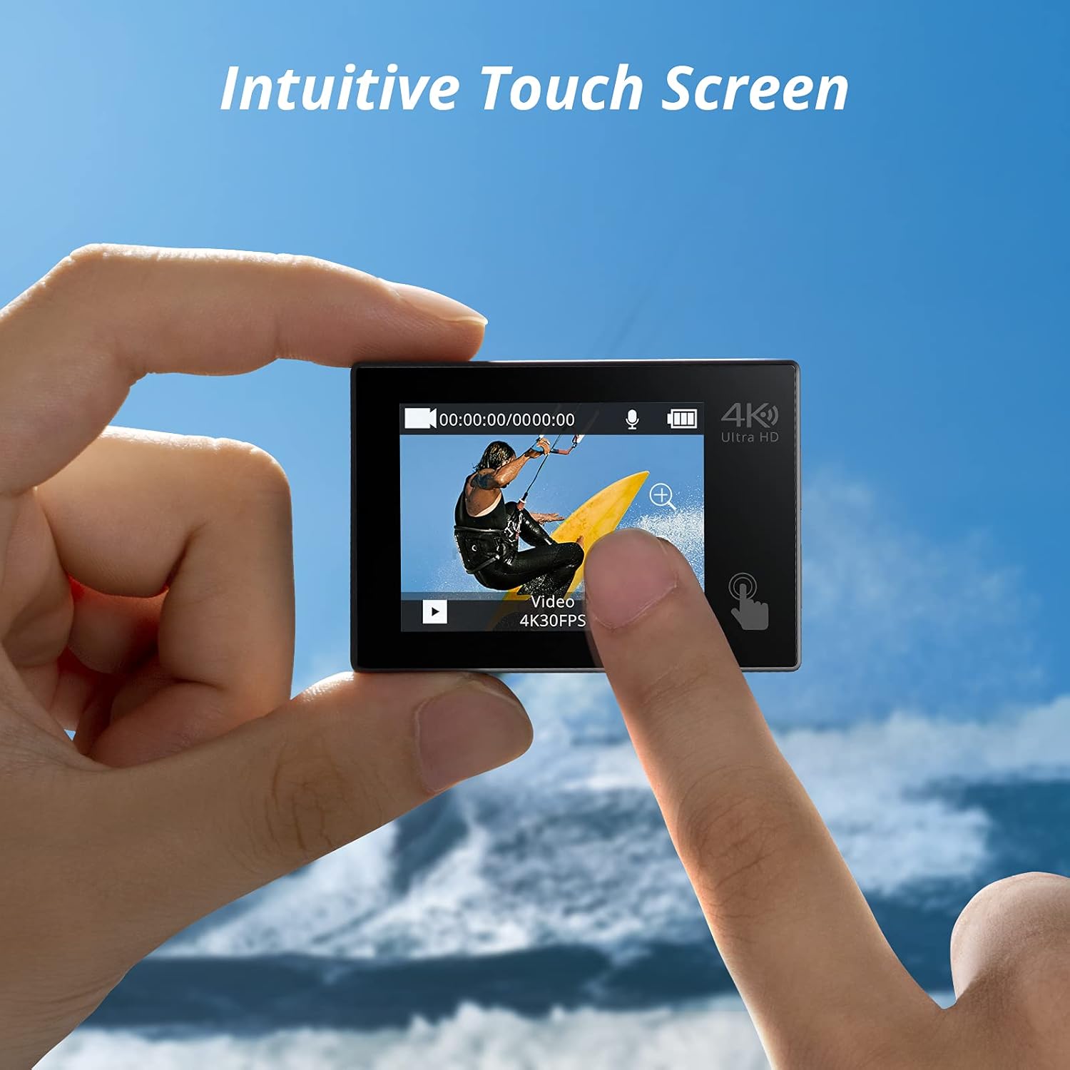 Thumbnail 4 de AKASO Brave 4 Pro: Caméra d’action 4K 20 MP avec Écran Tactile et Étanchéité 40 m