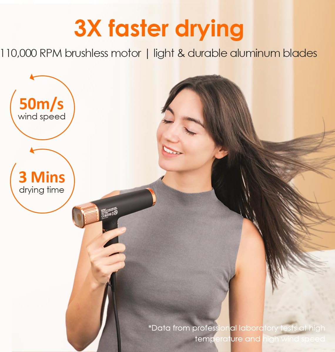 Detalle 2 de Faszin Professional Hair Dryer 200M ions