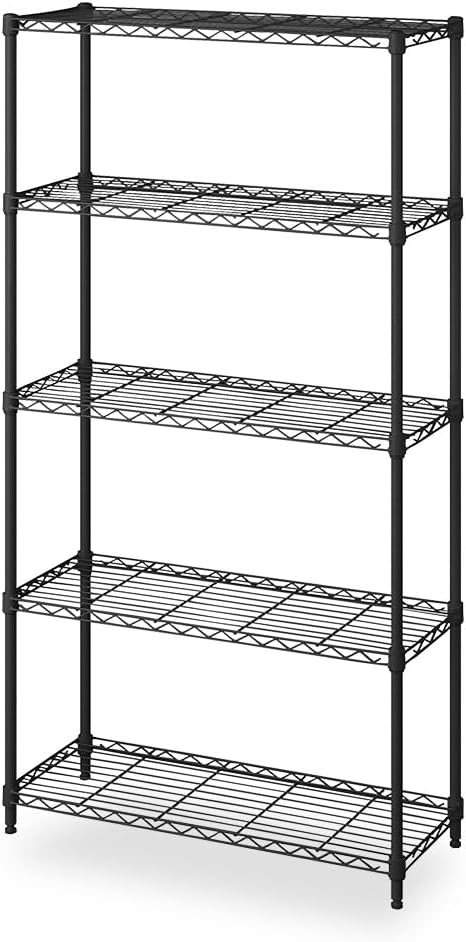 Detalle de アイリスオーヤマ CMFー75150 カラーメタルラックフィット 5段 幅75×奥行30×高さ151cm マットブラック