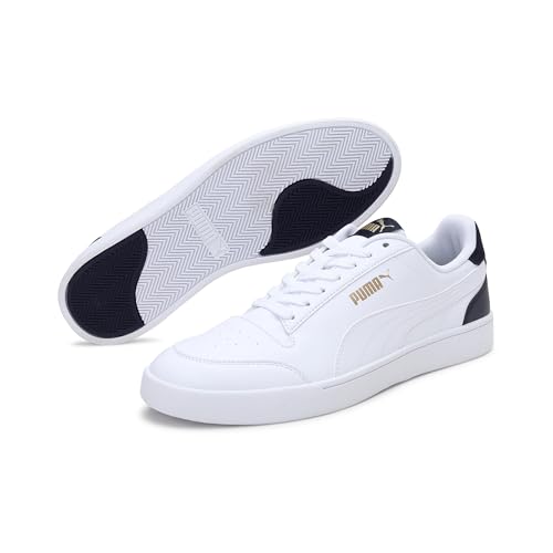 Detalle 2 de PUMA Shuffle Zapatillas Unisex 42 EU blanco blanco/peacoat Team Gold