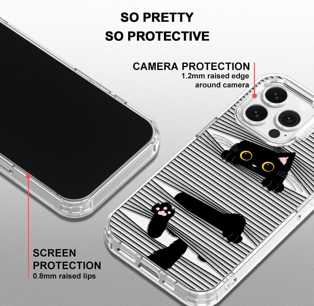 Thumbnail 3 de MOSNOVO Case for iPhone 13 Pro — Clear TPU Bumper with Buffertech 6.6ft Drop Protection