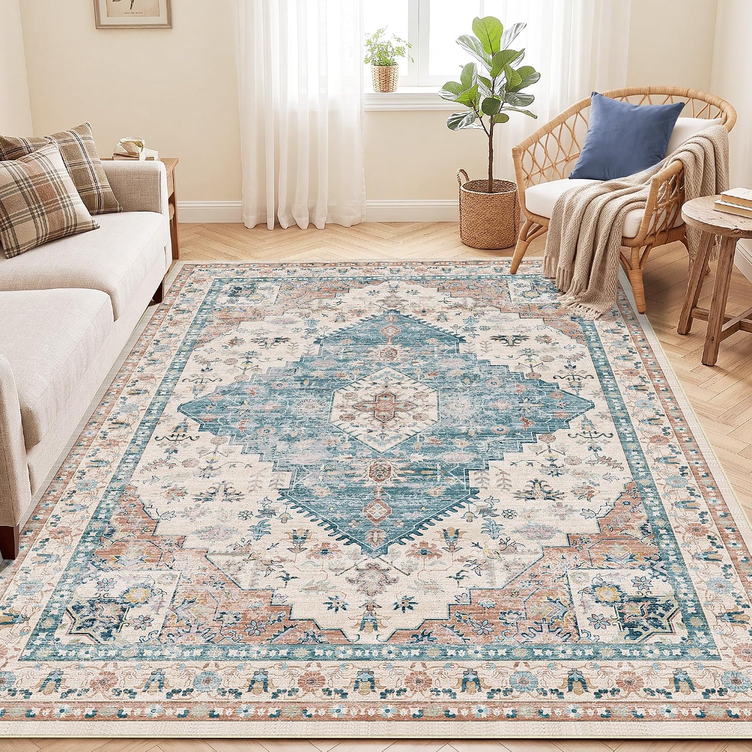Detalle de LIVELYGLOW Area Rug, 5x7
