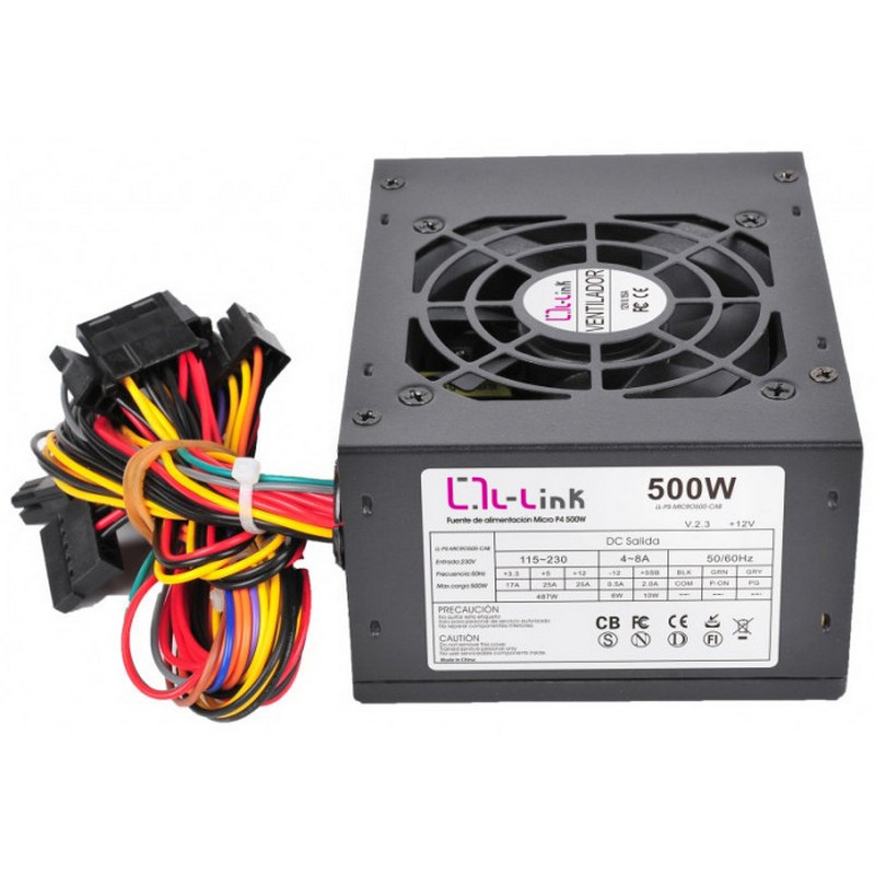 Detalle de L-Link Fuente de Alimentación 500W SFX/Micro ATX