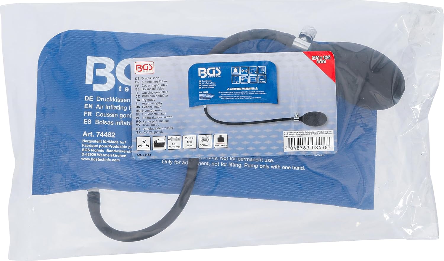 Thumbnail 5 de BGS 74482 Coussin gonflable carré 165 x 150 mm 🛠️