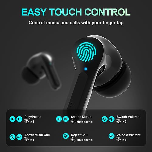 Thumbnail 5 de Cervanta Wireless Earbuds with LED Display: Hi-Fi Sound in a Lightweight, Sweat-Resistant Pack