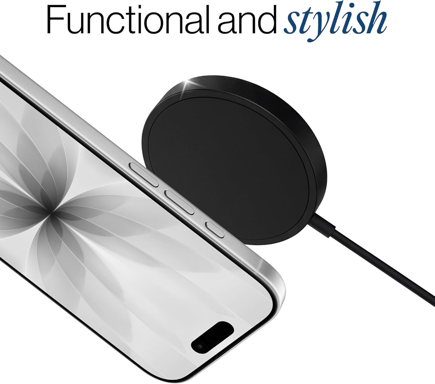 Thumbnail 2 de SPOTMINDERS Wireless Charger: 15W Fast Charging Pad with MagSafe Compatibility