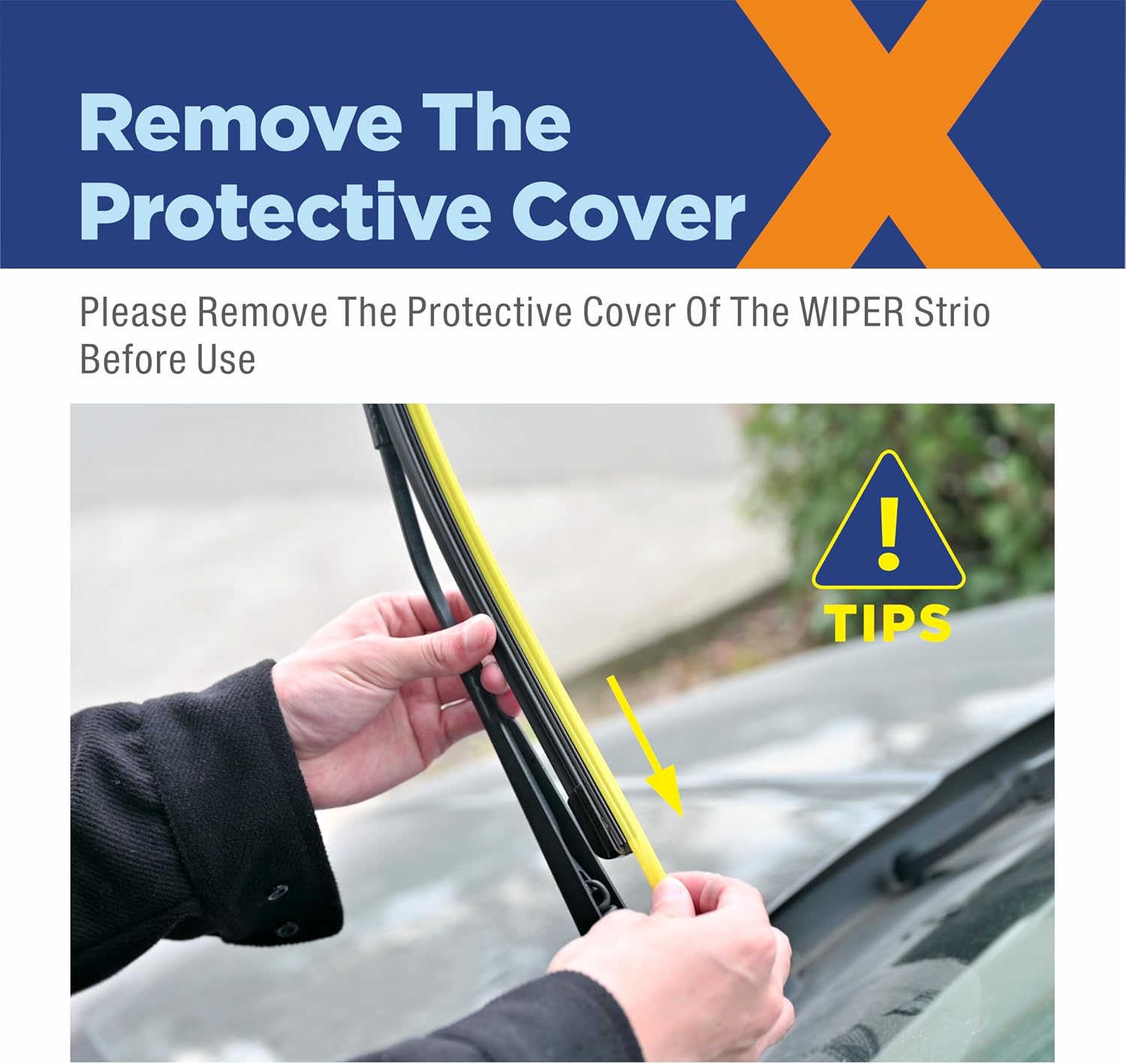 Detalle 2 de ICEXSNOW silicone wiper blades, 24-inch