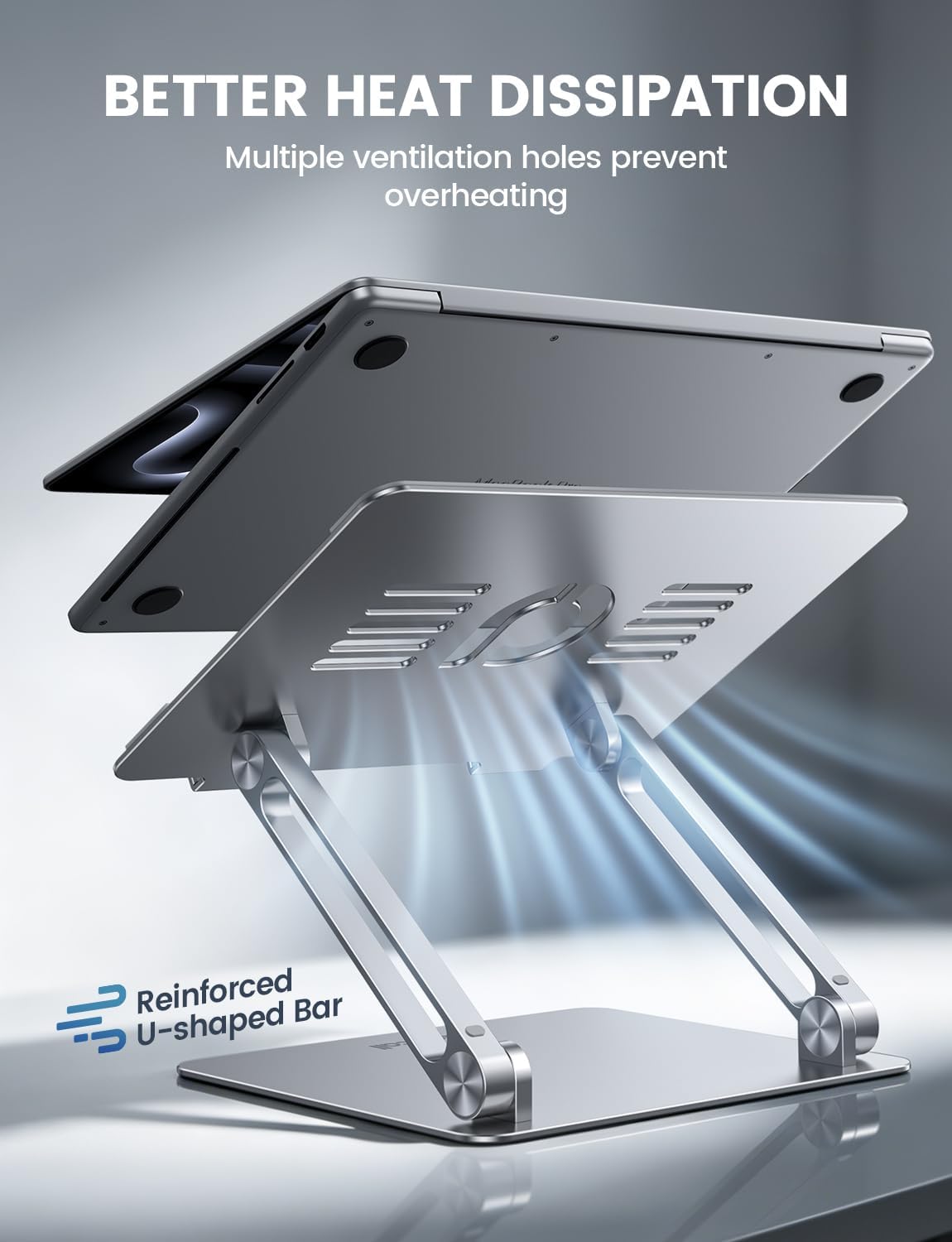 Thumbnail 5 de Lamicall Adjustable Laptop Stand 10-17"