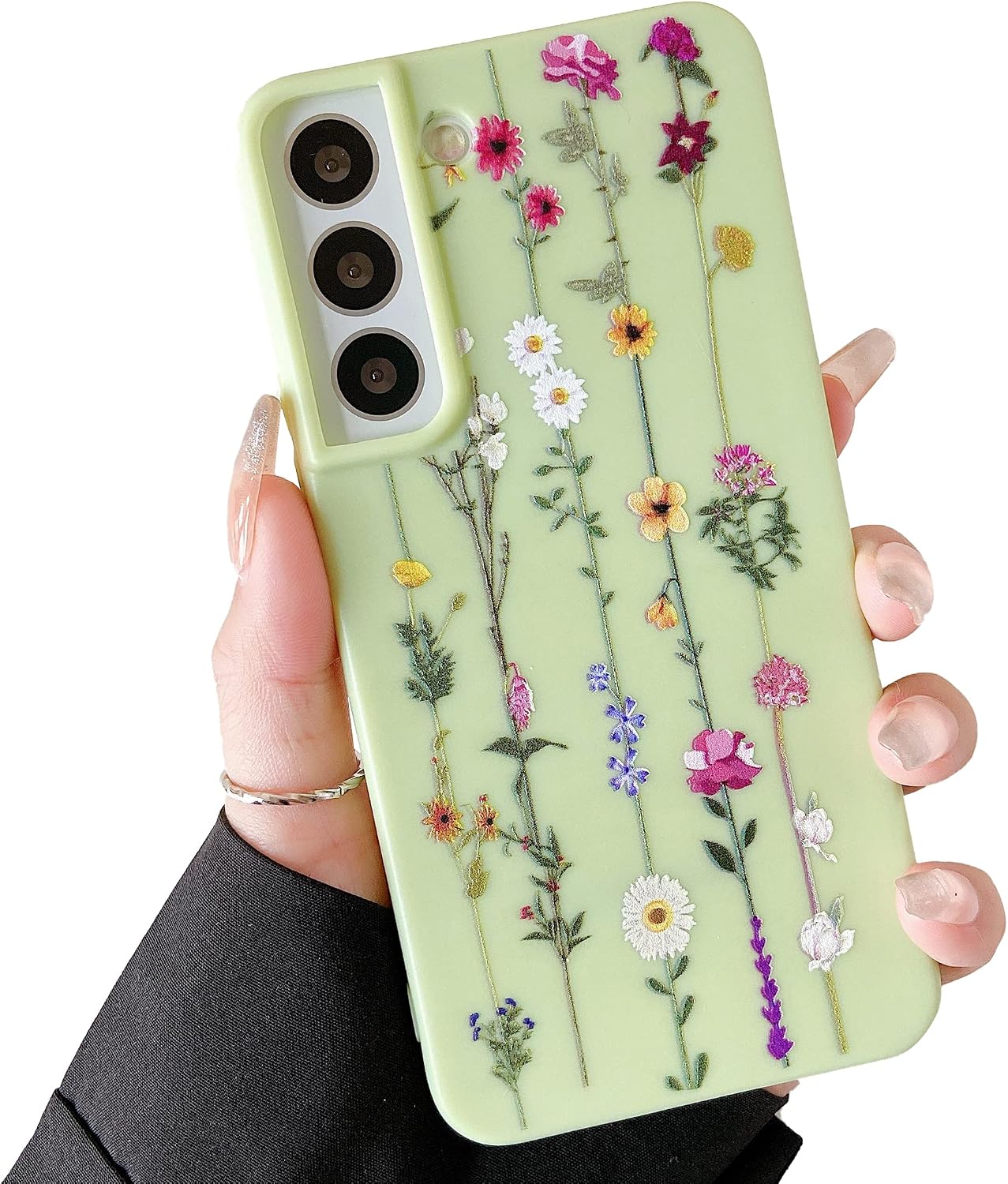 Thumbnail 5 de ZTOFERA Samsung Galaxy S21 Ultra 6.8" floral silicone case