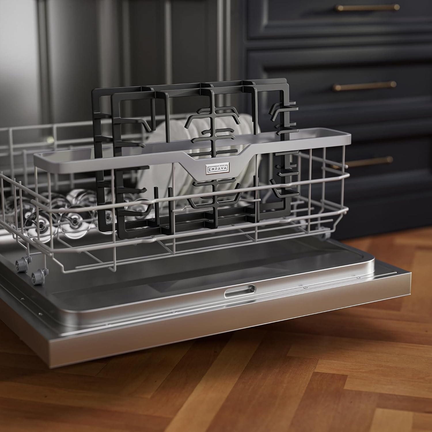 Detalle 2 de Empava 24 in. Gas Stove Cooktop, 4 Sealed SABAF Burners, Black Glass