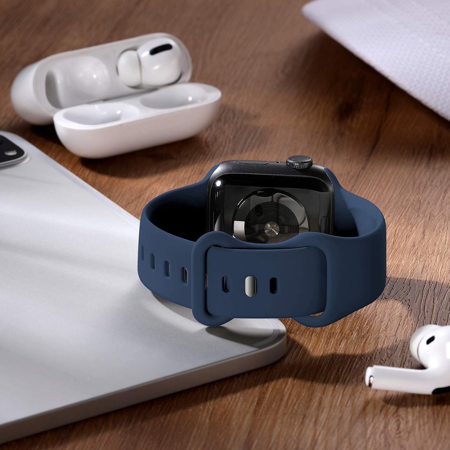 Detalle 2 de CeMiKa Correa Deportiva de Silicona para Apple Watch 💙