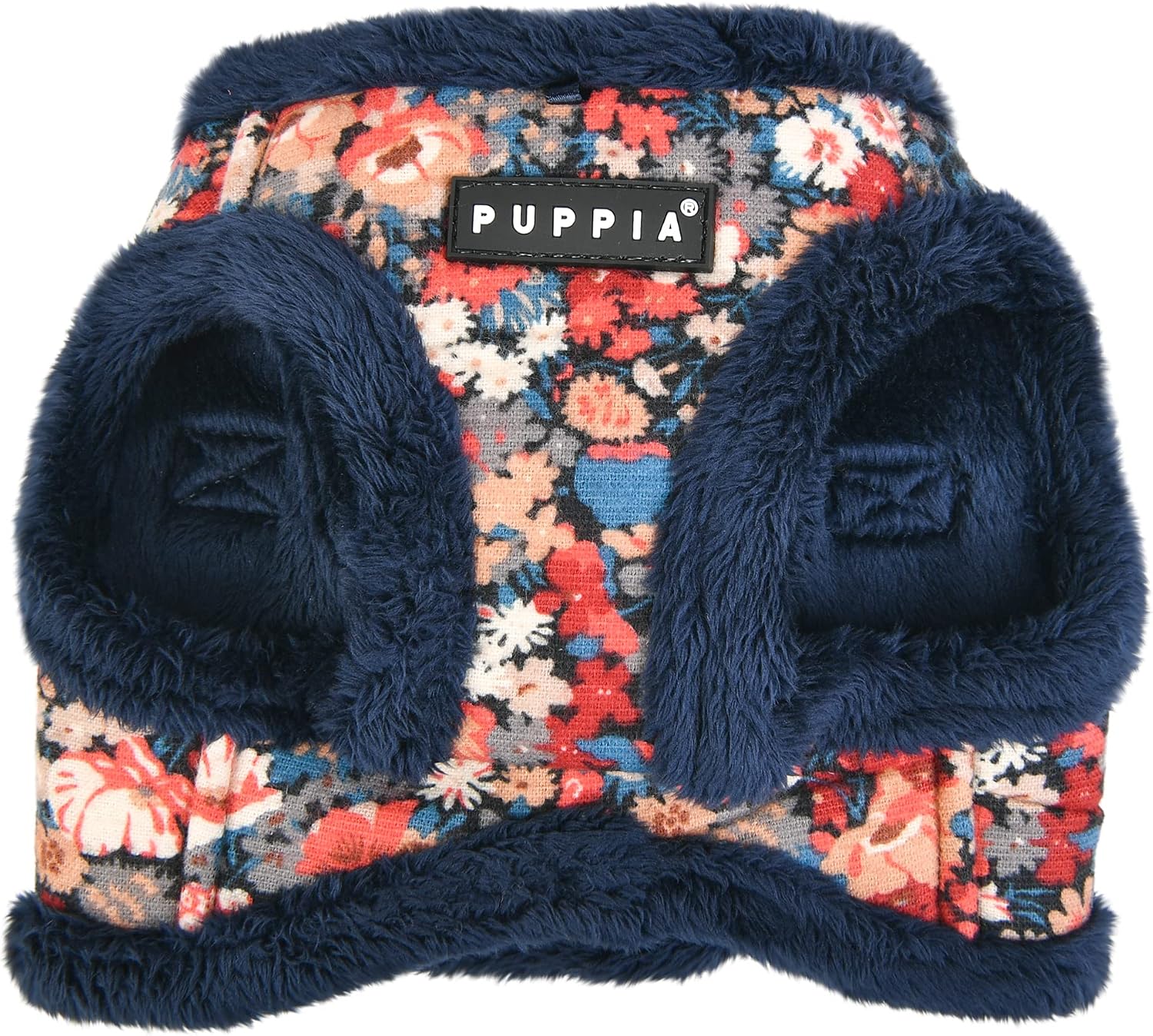 Detalle de Puppia GIANNI HARNESS B – granatowe szelki dla psa, rozmiar L