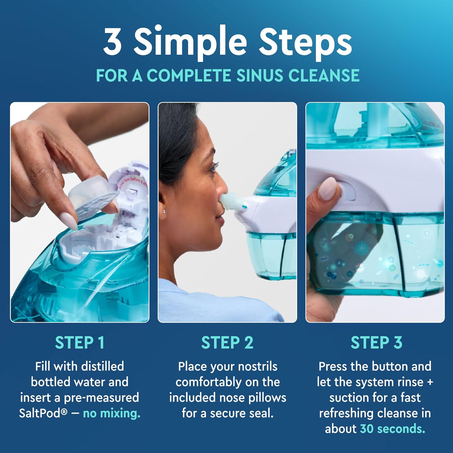 Detalle 2 de Navage Nasal Irrigation System 30 SaltPods
