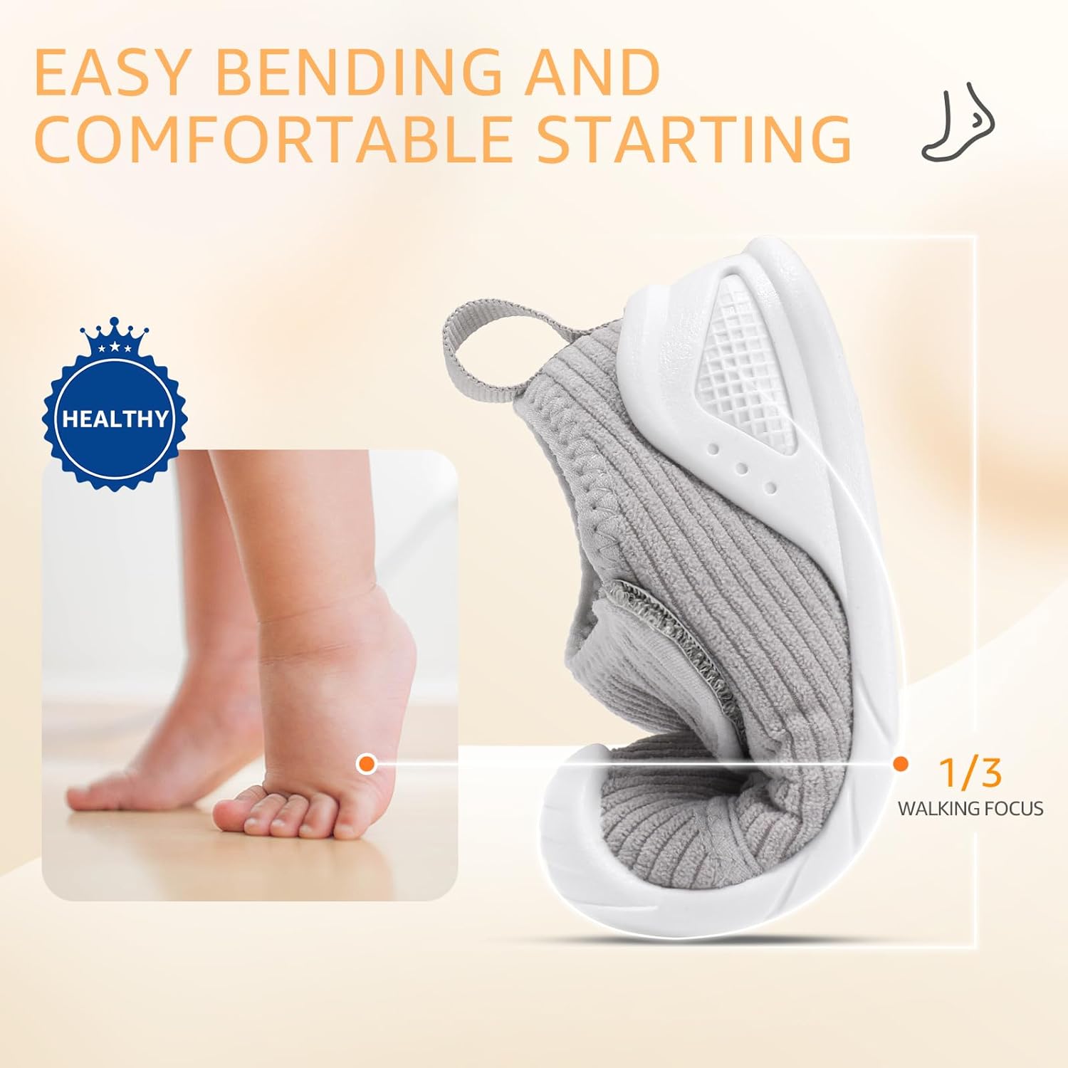 Thumbnail 6 de STQ KIDS Barefoot First Walking Shoes for Babies and Toddlers with Wide Toe Box