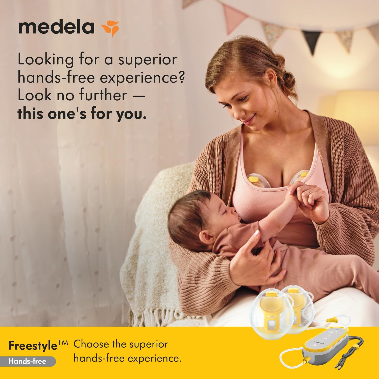 Detalle 2 de Medela Freestyle hands-free breast pump 76 g