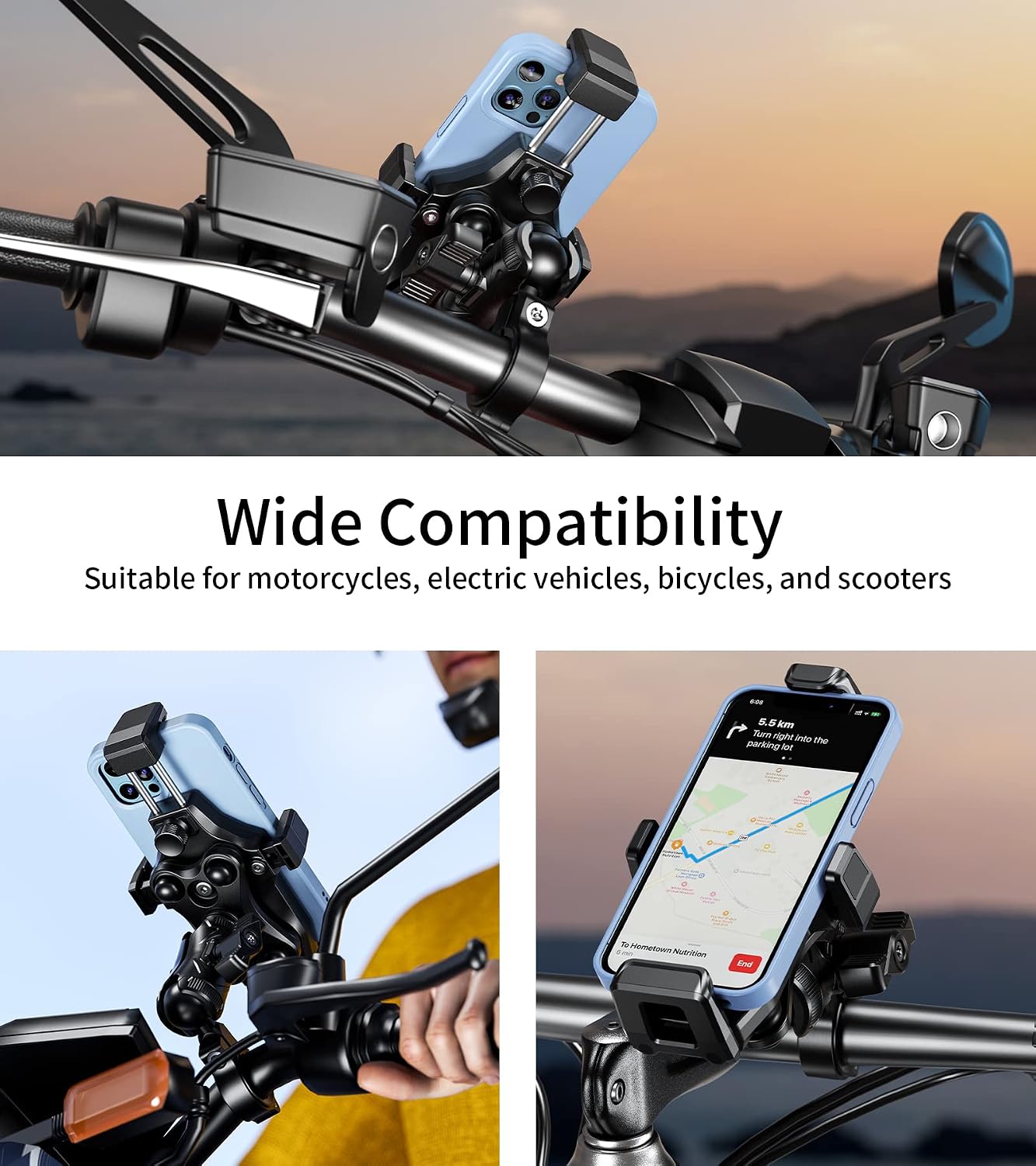 Thumbnail 6 de Kewig Motorrad Handyhalterung Vibrationsdämpfer