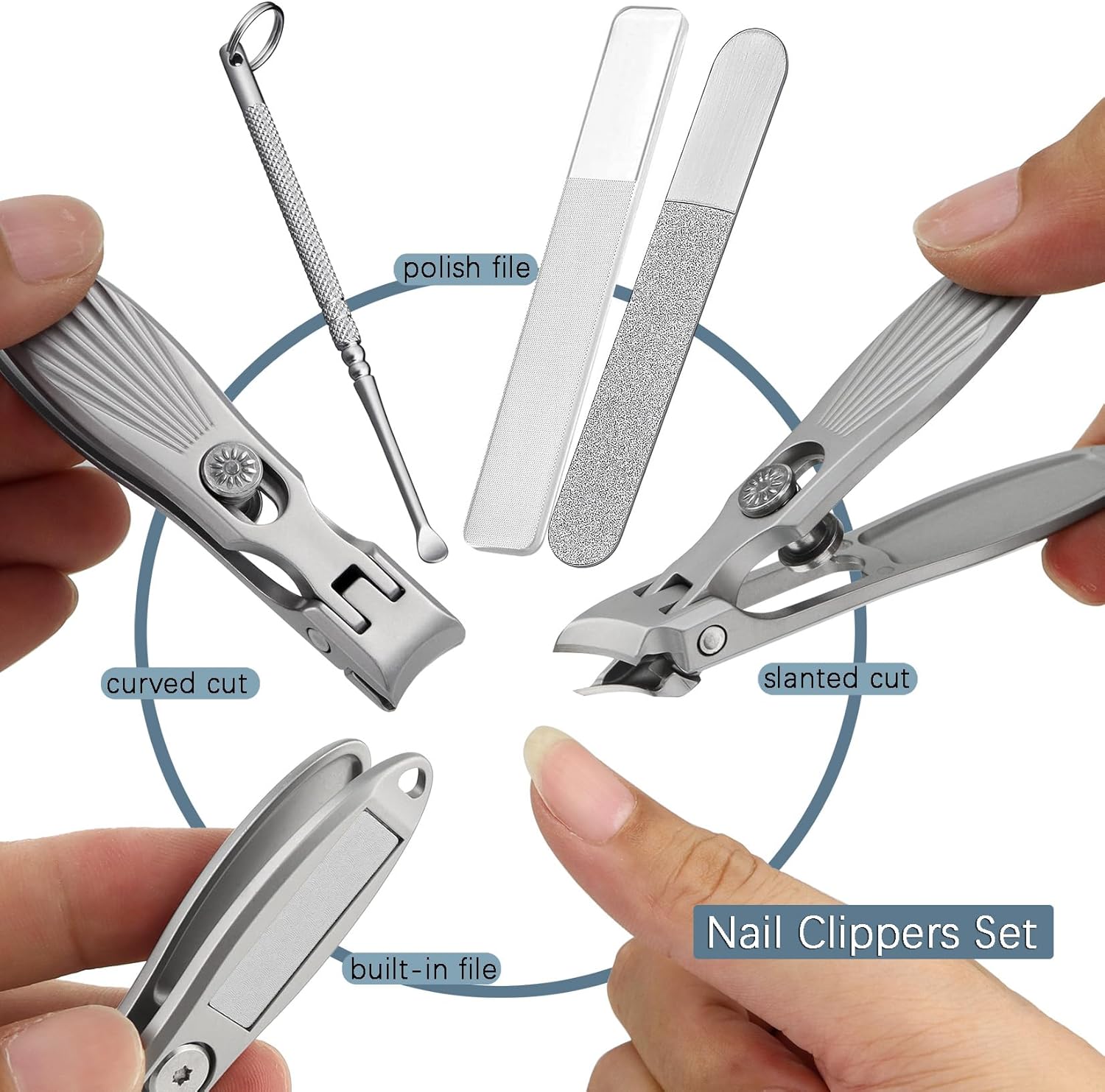 Thumbnail 5 de VOGARB Curved Slanted Nail Clippers for Seniors ✂