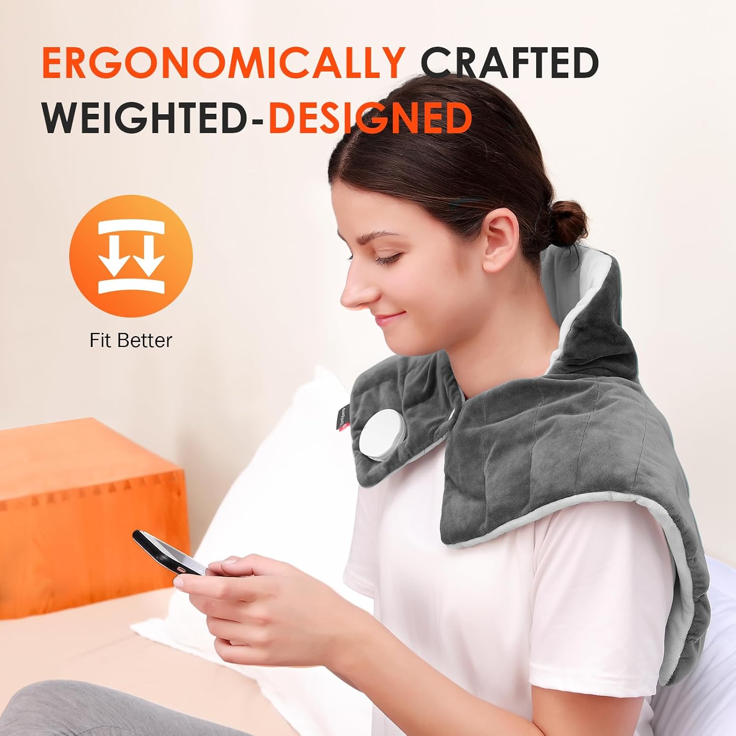 Detalle 2 de Comfytemp Weighted Neck and Shoulder Heat Pad