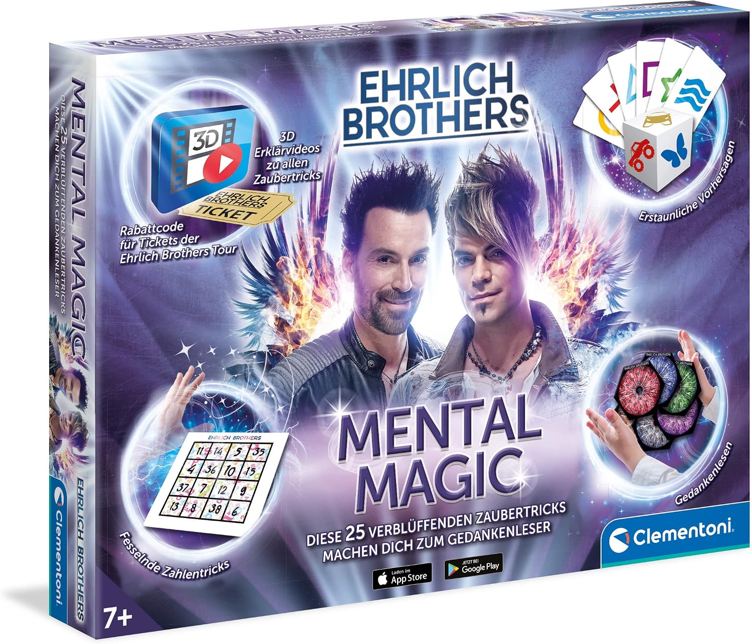 Detalle de Clementoni Ehrlich Brothers Mental Magic Zauberkasten ab 7