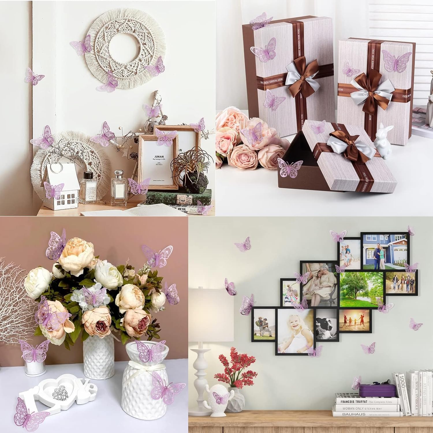 Detalle 1 de Butterfly Wall Decor, 3 Sizes