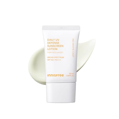 Detalle de innisfree Daily UV Defense Sunscreen SPF 50+ PA++++ – Invisible, Lightweight, Hydrating