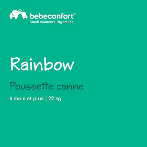 Detalle 2 de Bebeconfort Rainbow – Poussette canne multipositions, légère et compacte (6 mois à 22 kg)